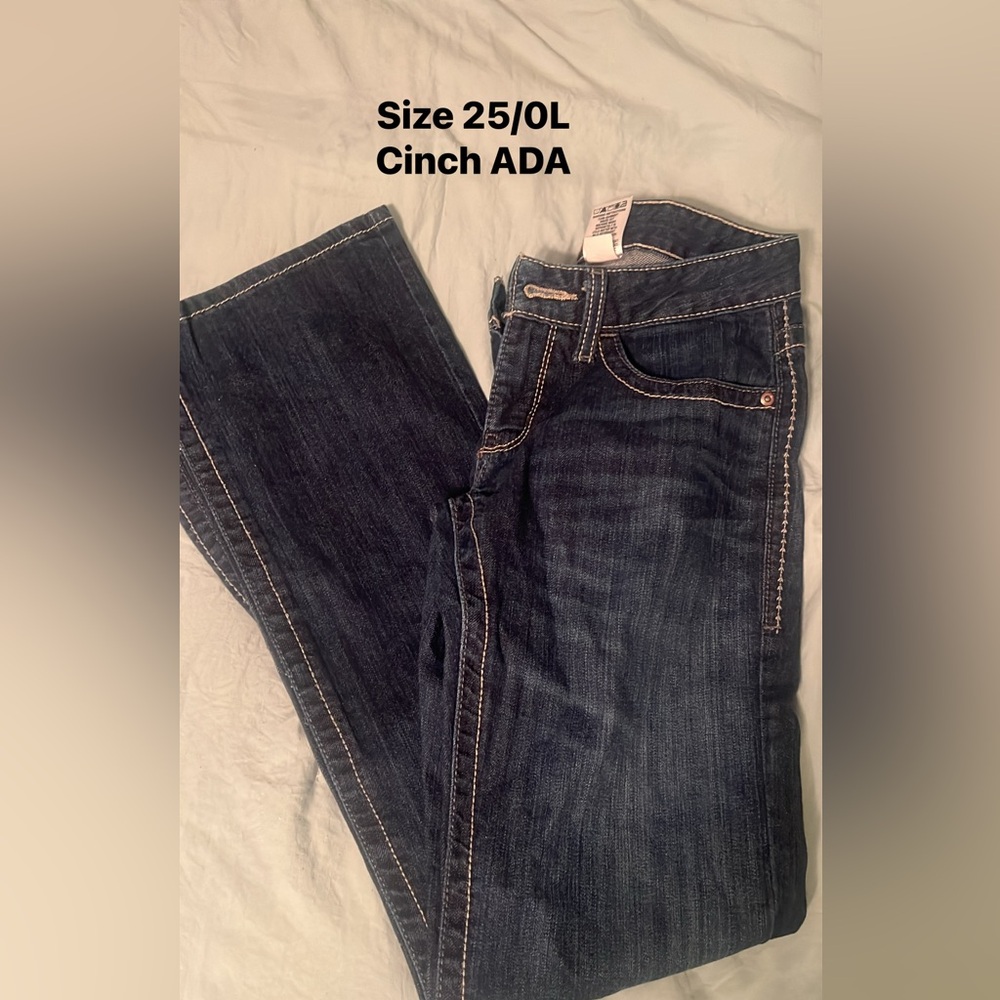 Never worn Blue Cinch ADA Jeans